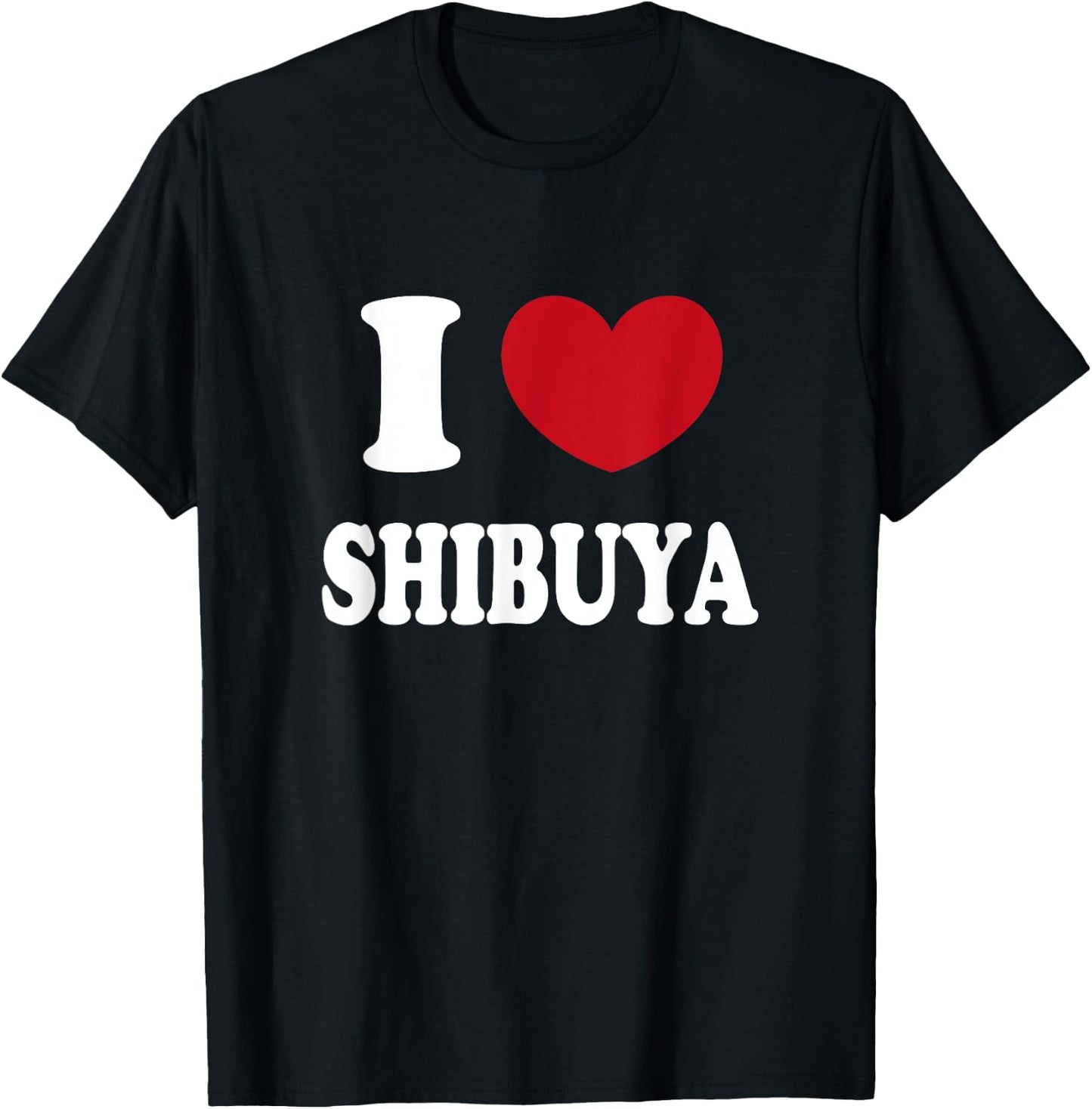 I Love Shibuya T-Shirt - T-Shirt | Black