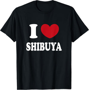 I Love Shibuya T-Shirt - T-Shirt | Black