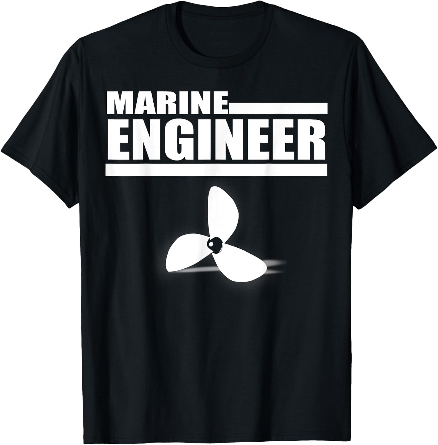 Marine Engineer T Shirt Gift Marine Engineer Jobs T-Shirt - T-Shirt | Black