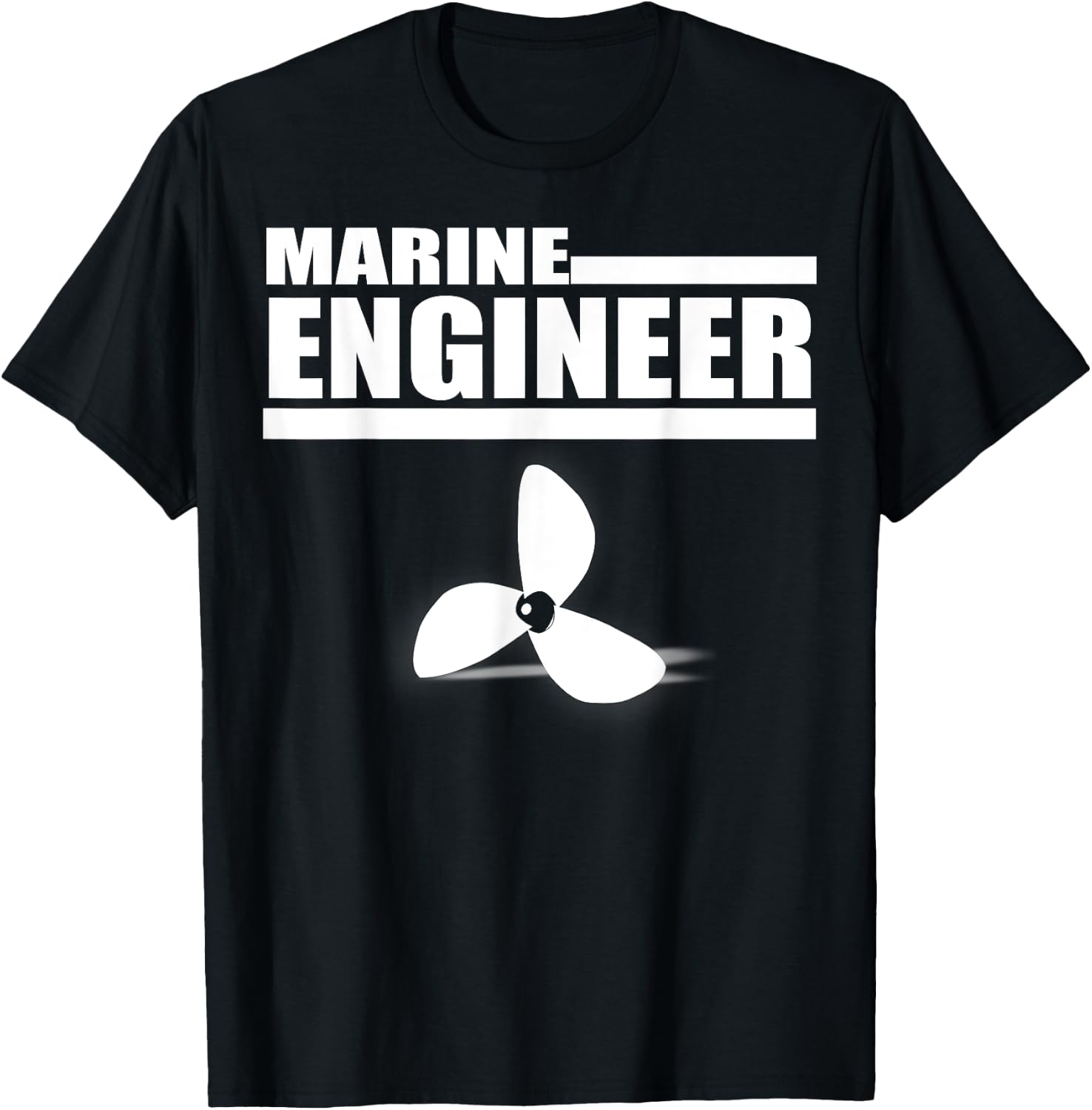 Marine Engineer T Shirt Gift Marine Engineer Jobs T-Shirt - T-Shirt | Black