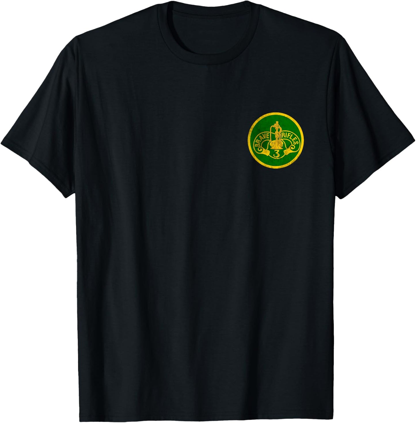 3rd Cavalry Regiment Logo 3rd CAV Military Veteran Christmas T-Shirt - T-Shirt | Black