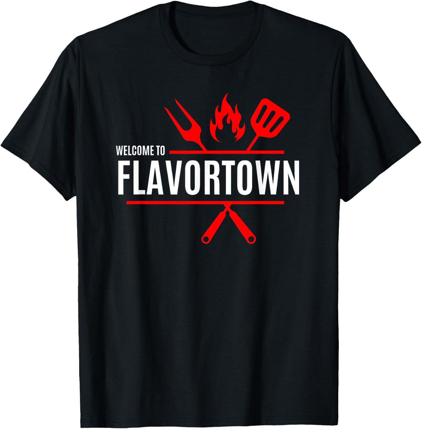Flavortown Food Culture T-Shirt - T-Shirt | Black