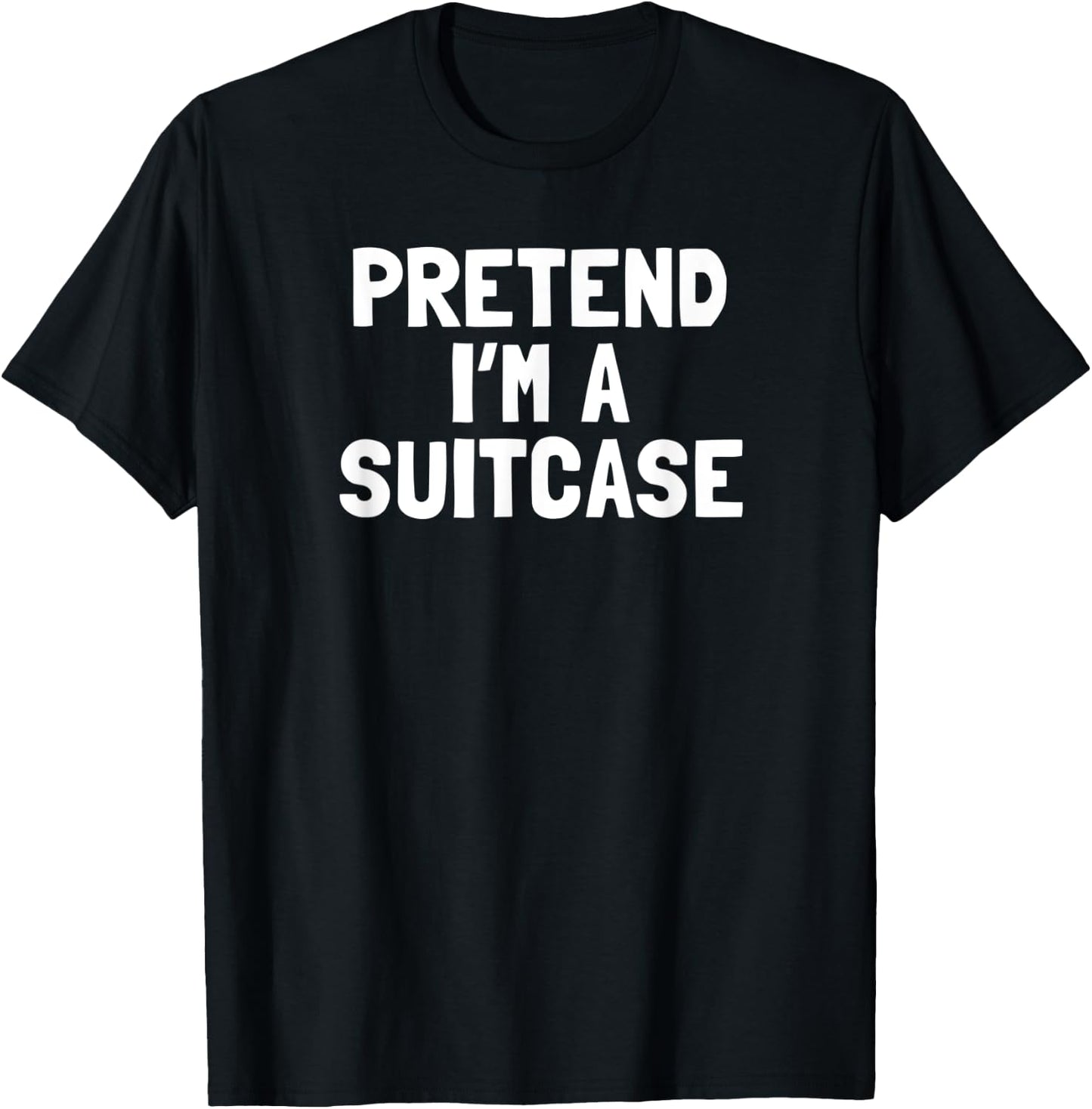 Pretend I'm A Suitcase Halloween Costume T-Shirt - T-Shirt | Black