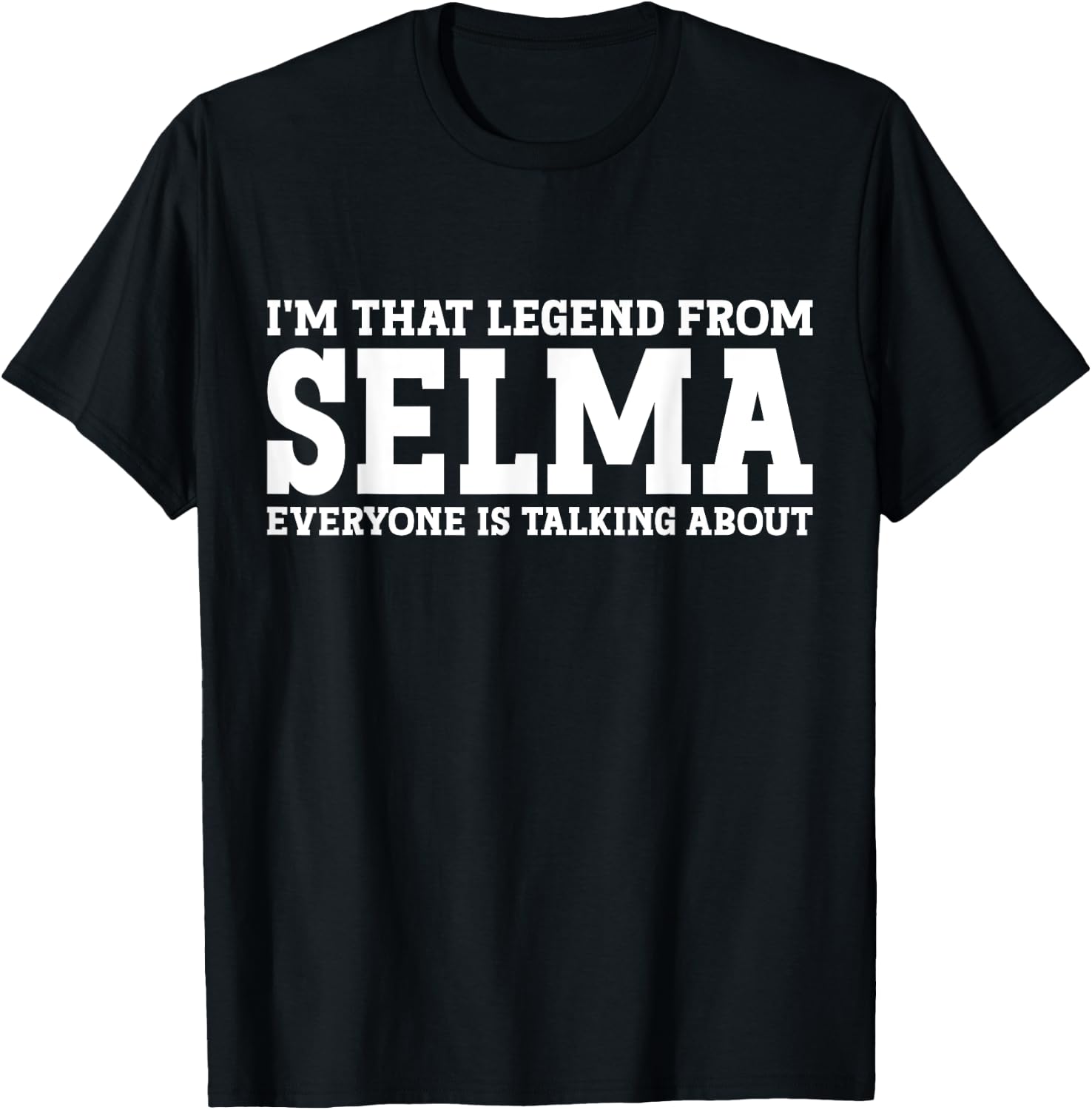 Selma Hometown AL Alabama Home Roots Funny City Selma T-Shirt - T-Shirt | Black