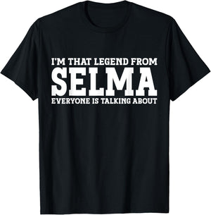 Selma Hometown AL Alabama Home Roots Funny City Selma T-Shirt - T-Shirt | Black