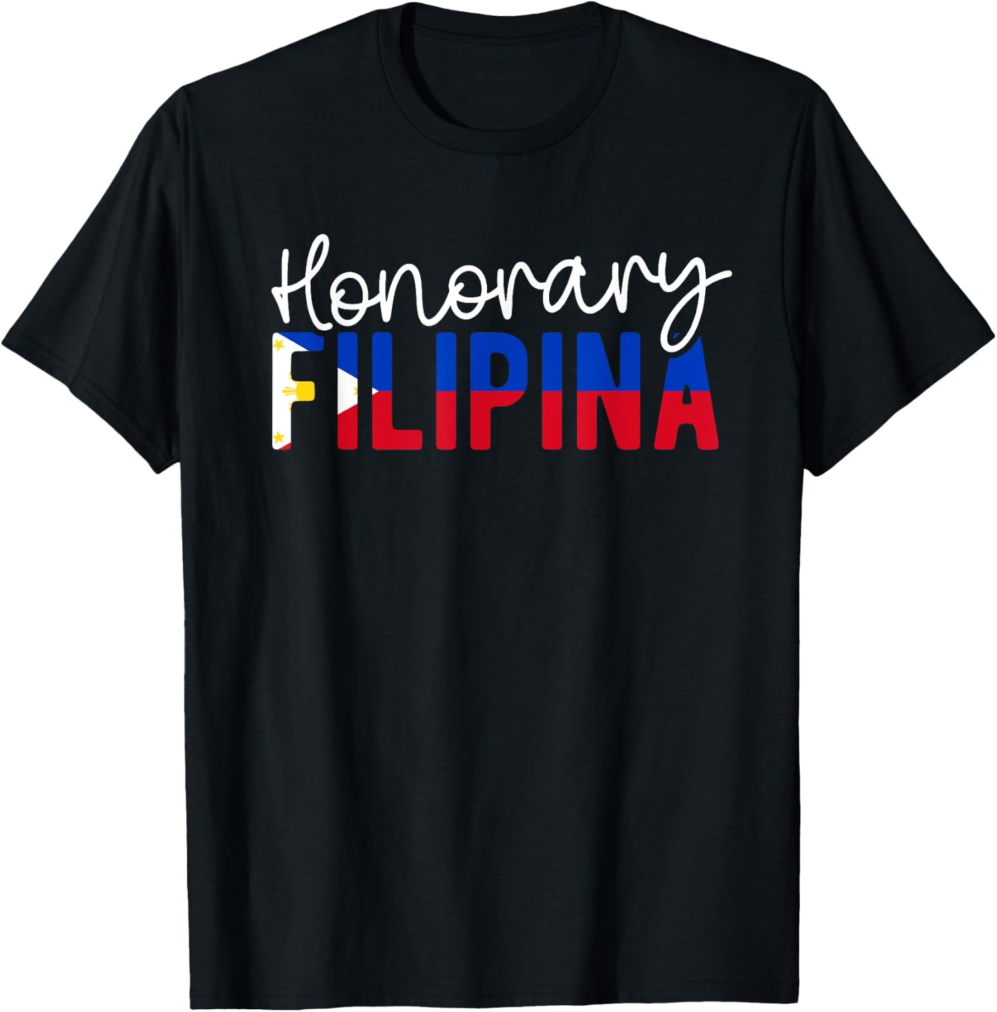 Honorary Filipina Philippines Flag Wedding Filipino Marriage T-Shirt - T-Shirt | Black