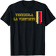 Venezuela - La Vinotinto Team Soccer Design for Venezuelans T-Shirt - T-Shirt | Black
