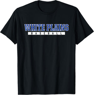 White Plains High School Baseball T-Shirt - T-Shirt | Black