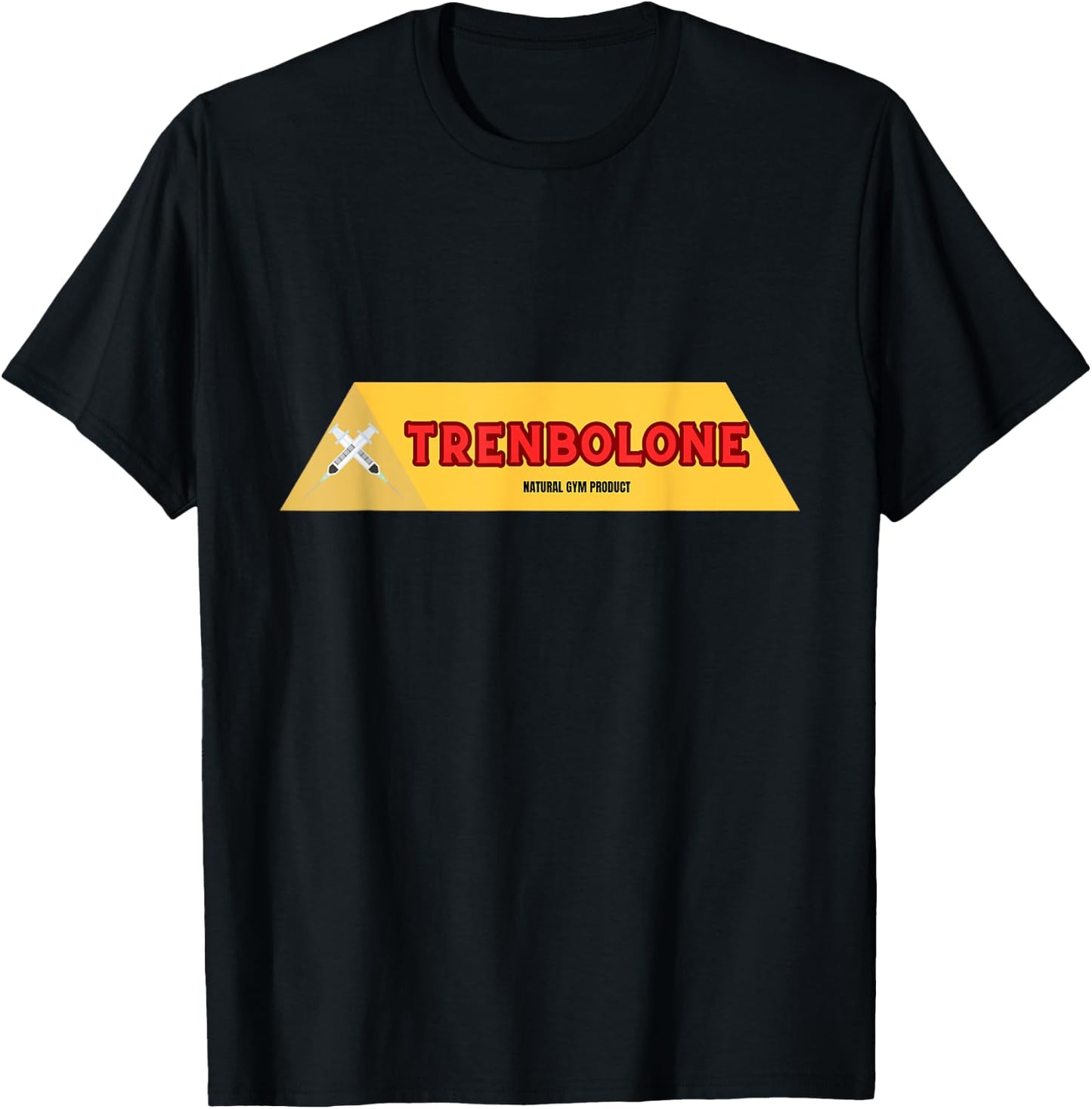 Trenbolone Bodybuilding Shirt Steroid Tren Lover Natural Bro T-Shirt - T-Shirt | Black