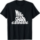 Mako Shark Fin Trendy Fishing Design T-Shirt - T-Shirt | Black