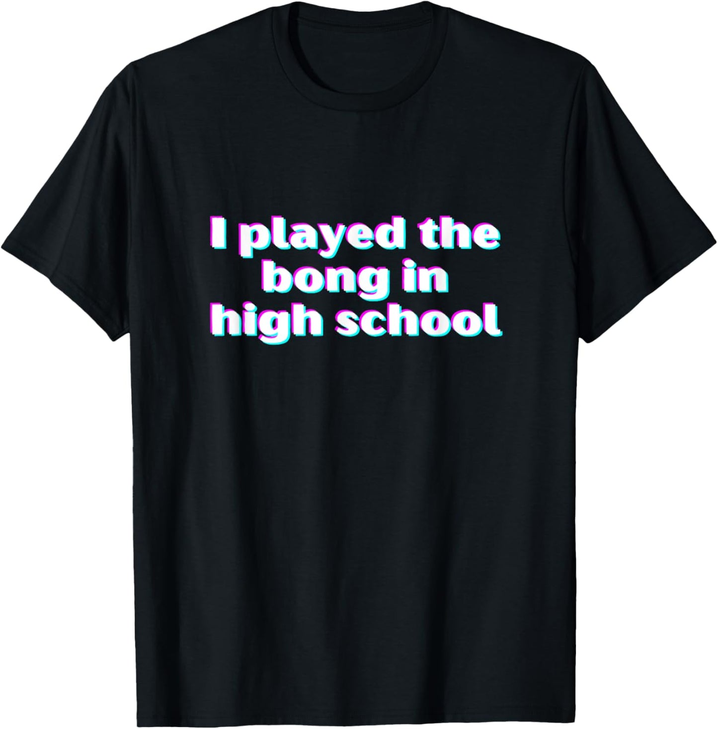 Bong Smoker Pothead 420 T-Shirt - T-Shirt | Black