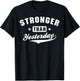 Stronger Than Yesterday Fitness Gym Workout T-Shirt - T-Shirt | Black