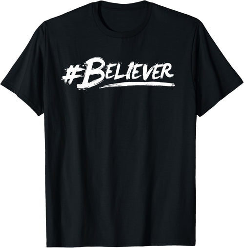 #Believer art Christian Jesus shirt or Men
