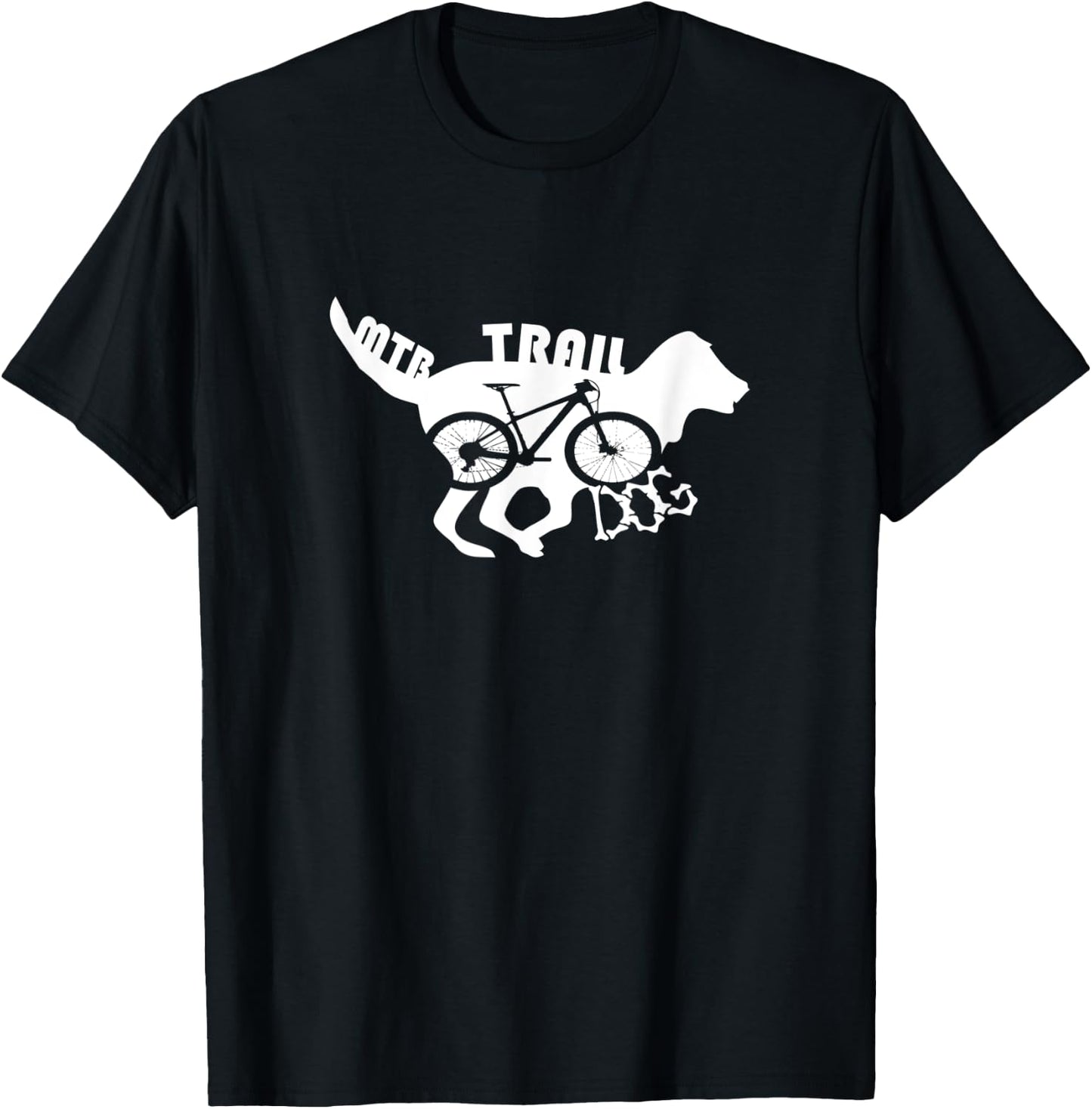 MTB Trail Dog - MTB explore and adventure Men Women T-Shirt - T-Shirt | Black