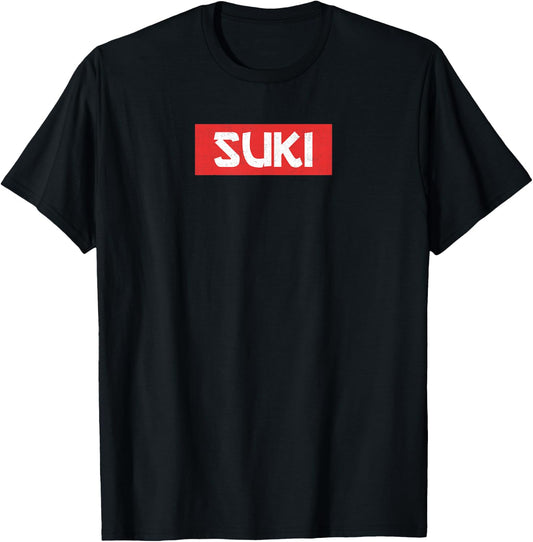 Suki-Affection Funny Anime Lover Manga Suki Japanese Gift T-Shirt - T-Shirt | Black