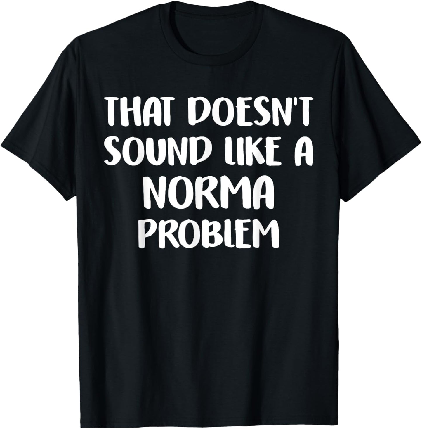 Norma Personalized Cute Flower Girls Norma Name T-Shirt - T-Shirt | Black