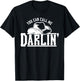 You Can Call Me Darlin' Cowgirl Hat Western T-Shirt - T-Shirt | Black
