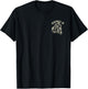 Deadwood South Dakota Motorcycle Skull Rider Vintage Design T-Shirt - T-Shirt | Black