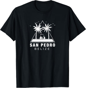 San Pedro Belize Souvenir Gift T-Shirt - T-Shirt | Black