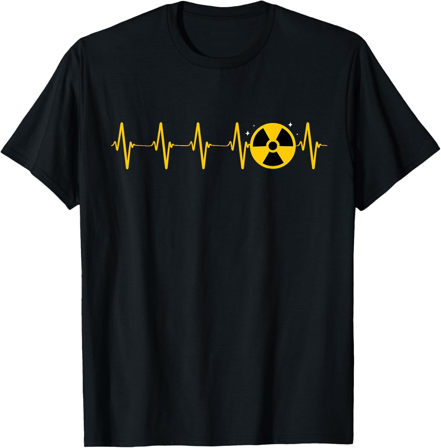 Radiology Heartbeat - EKG Heart Rate Rad Tech Radiographer T-Shirt - T-Shirt | Black
