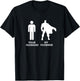 Your Husband vs My Husband Superhero Wife T-Shirt - T-Shirt | Black