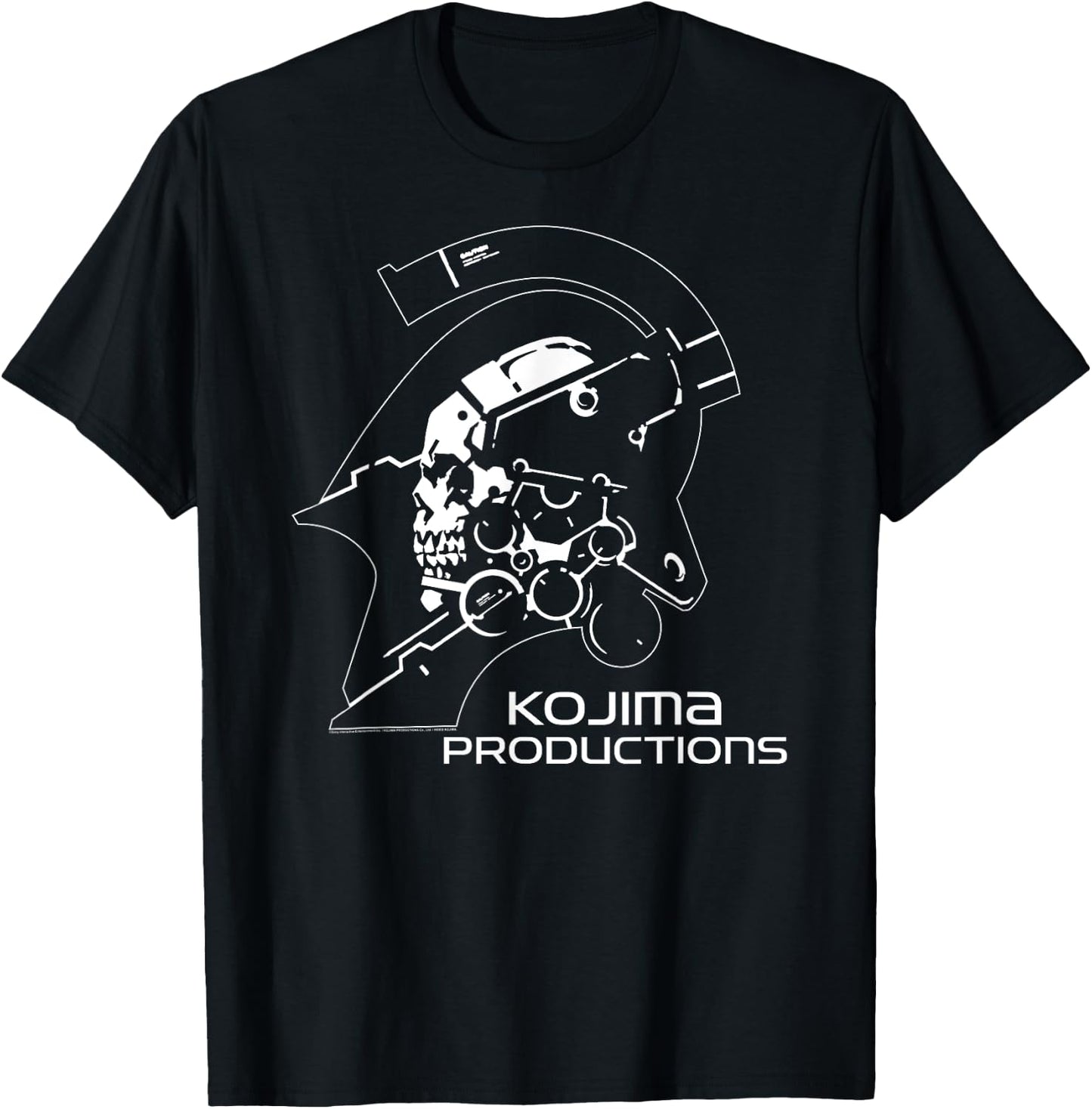 Kojima Productions White Video Gaming Merch T-Shirt - T-Shirt | Black