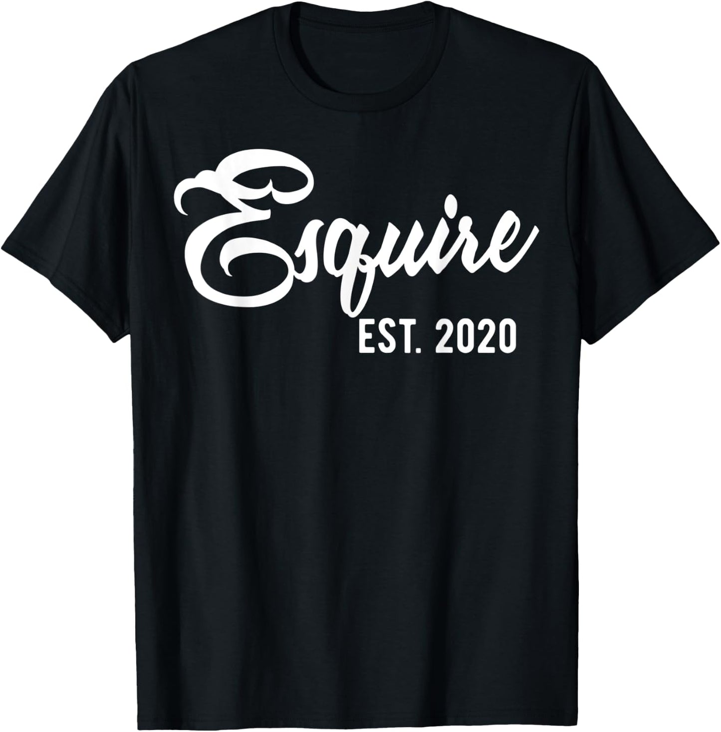 Esquire est 2020 Graduation Gift Esquires est. 2020 T-Shirt - T-Shirt | Black