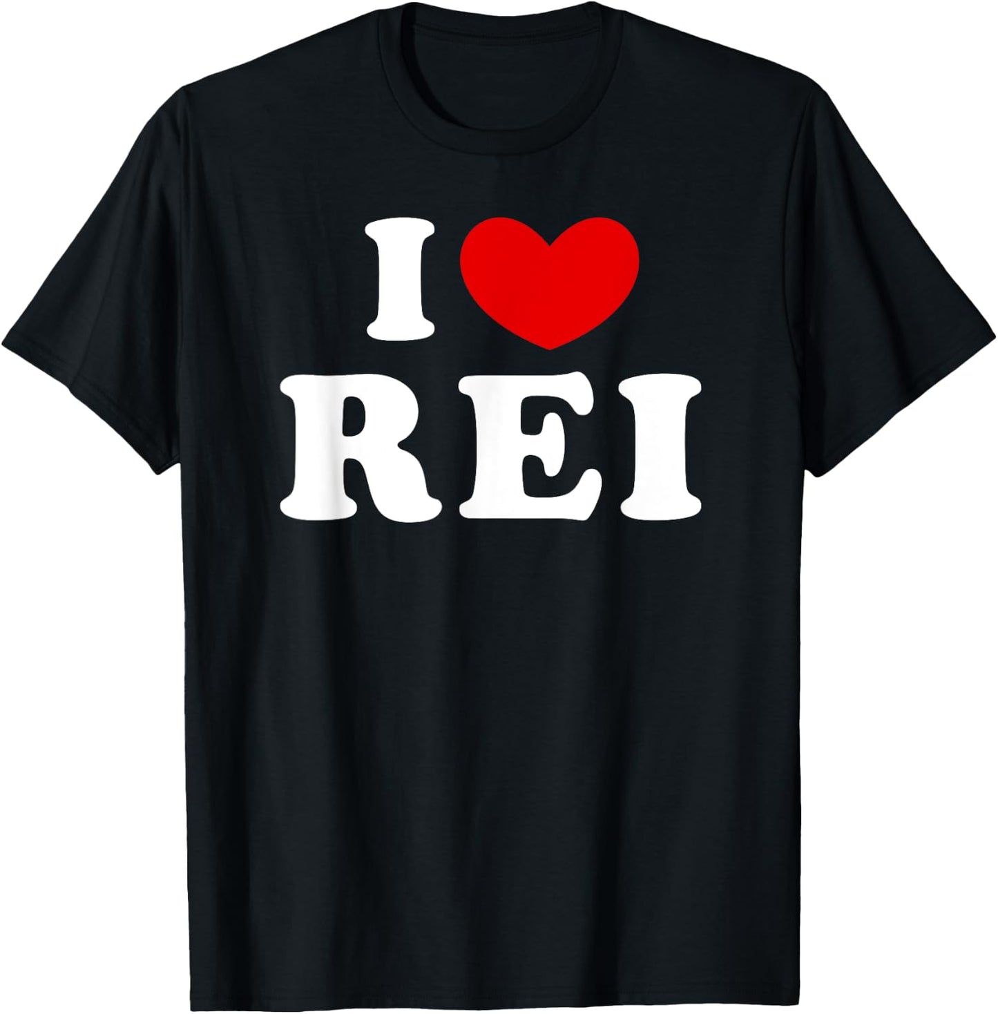 I Love Rei, I Heart Rei T-Shirt - T-Shirt | Black