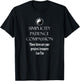 Simplicity Patience Compassion Taoism and Men Lao T-Shirt - T-Shirt | Black