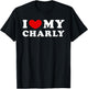 I Love My Charly, I Heart My Charly T-Shirt - T-Shirt | Black
