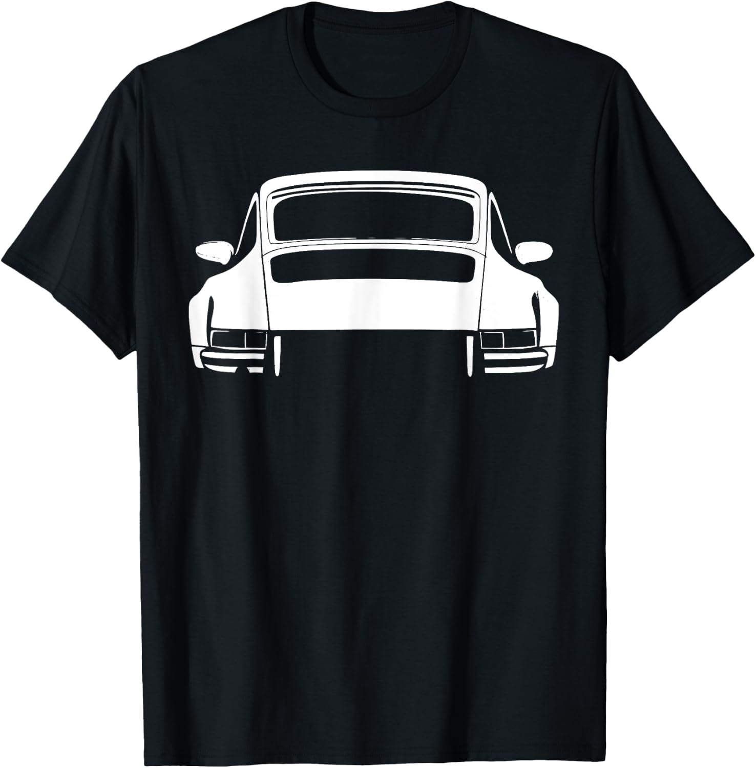 Legendary Racing Sports Car Iconic Racing Car Silhouette T-Shirt - T-Shirt | Black