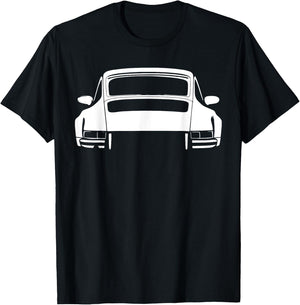 Legendary Racing Sports Car Iconic Racing Car Silhouette T-Shirt - T-Shirt | Black
