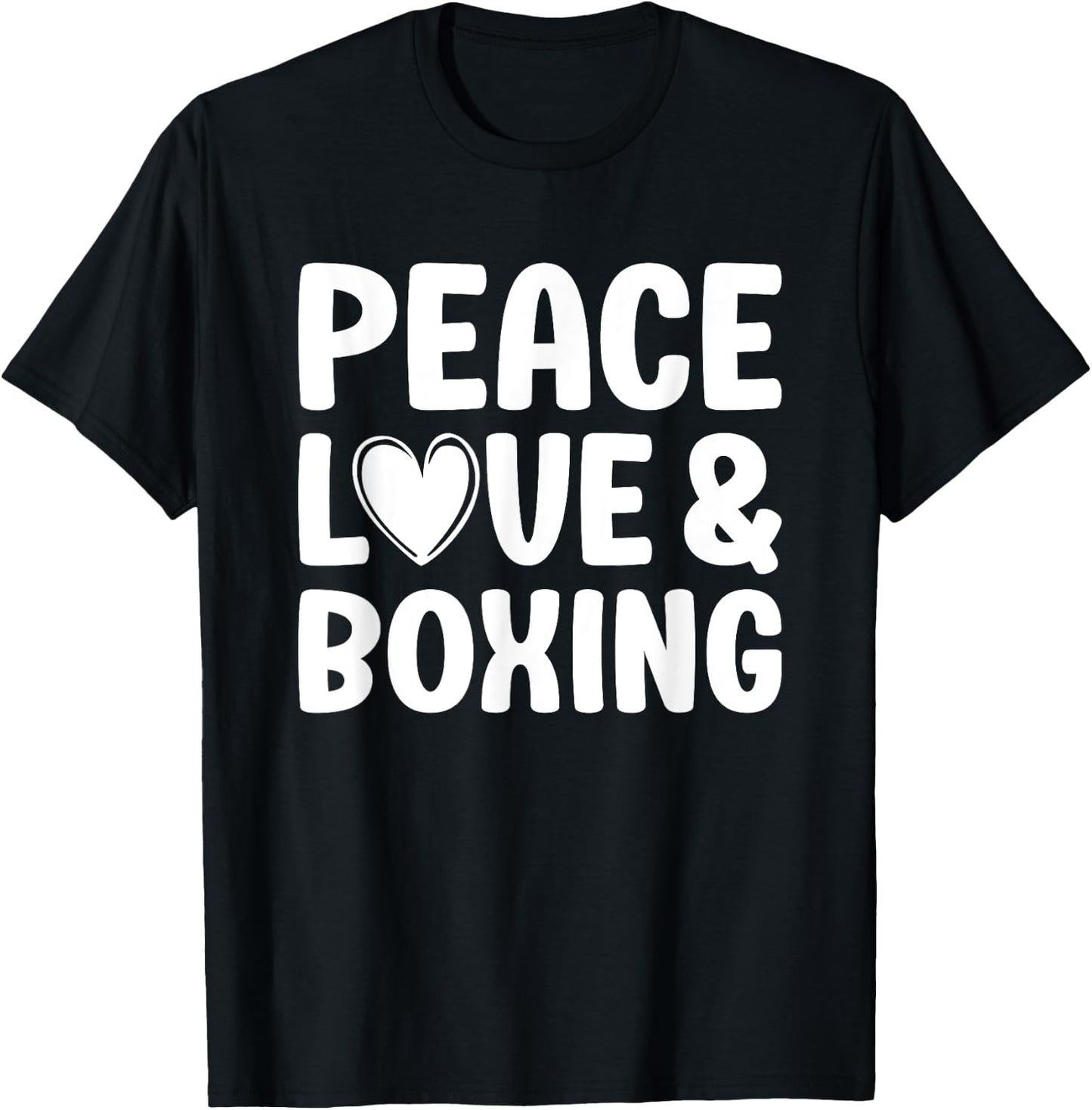 Boxing I Love Boxing T-Shirt - T-Shirt | Black