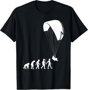 Cool Paragliding Design Women Paramotor Paraglider T-Shirt - T-Shirt | Black
