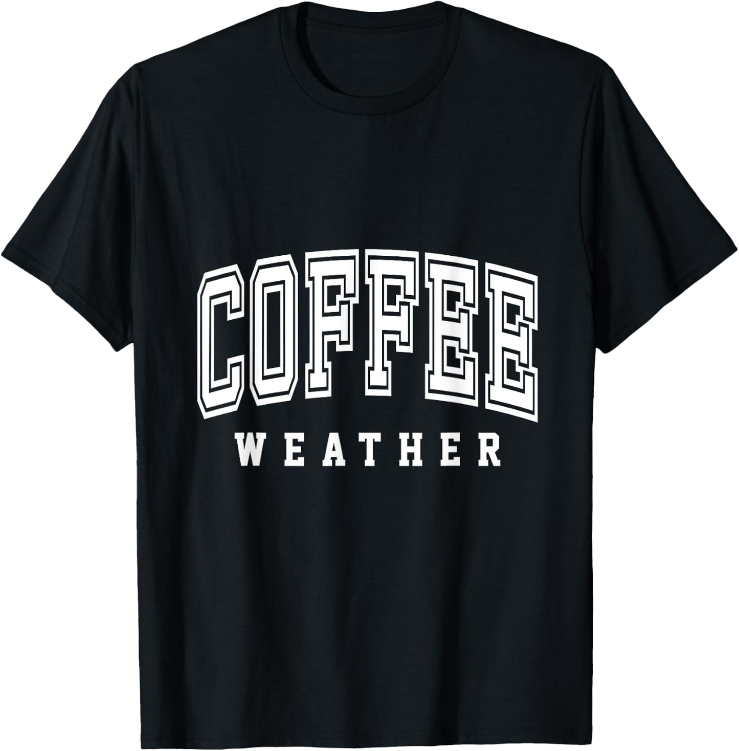 Coffee Weather Lovers Club Shirts T-Shirt - T-Shirt | Black