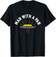 Man With A Pan - Gold Panner Gold Mining Gold Panning Miner T-Shirt - T-Shirt | Black