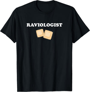 Raviologist, italian food ravioli T-Shirt - T-Shirt | Black