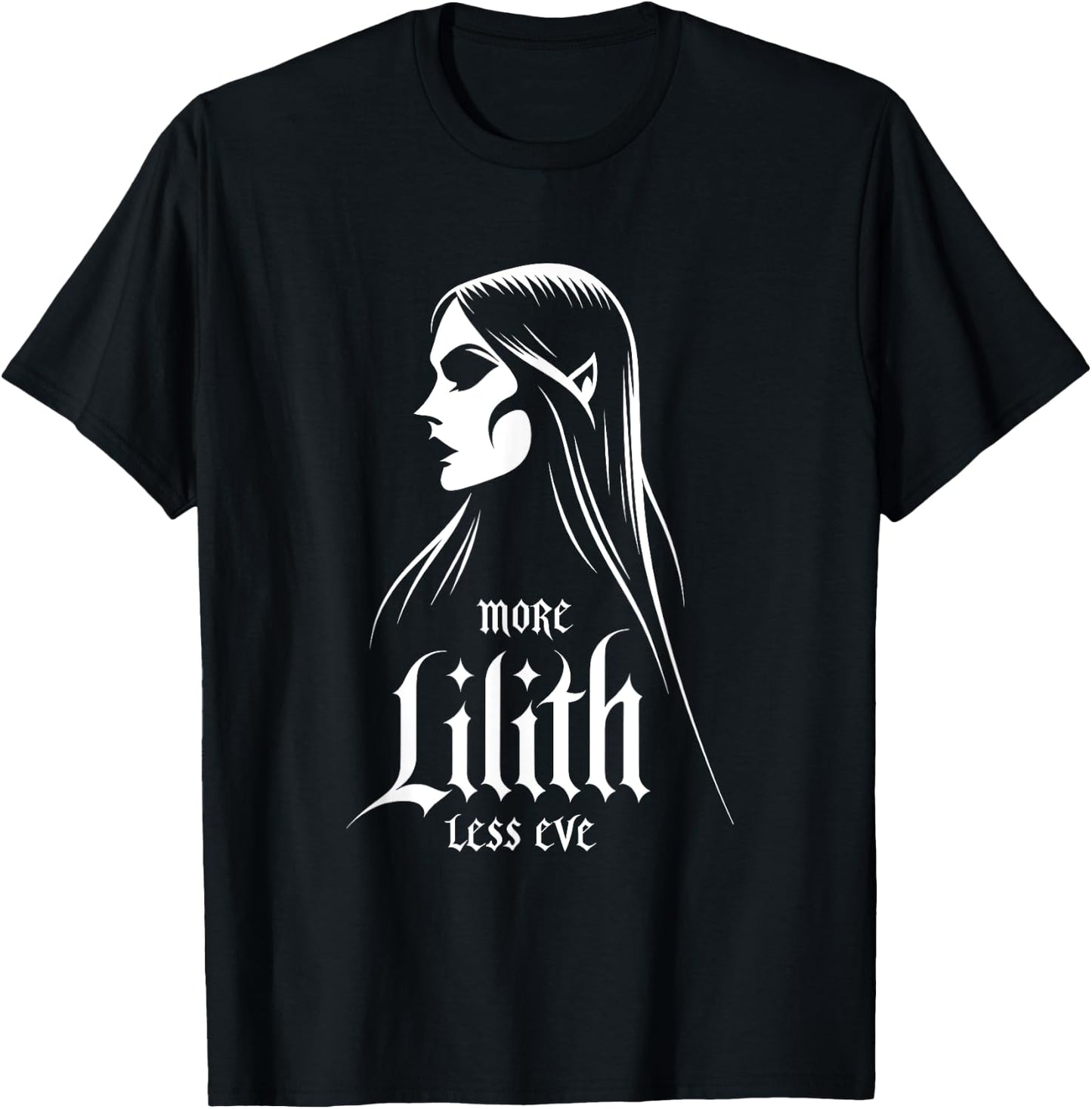 Lilith Demon Gothic Mythology Folklore Satanic Dark Occult T-Shirt - T-Shirt | Black