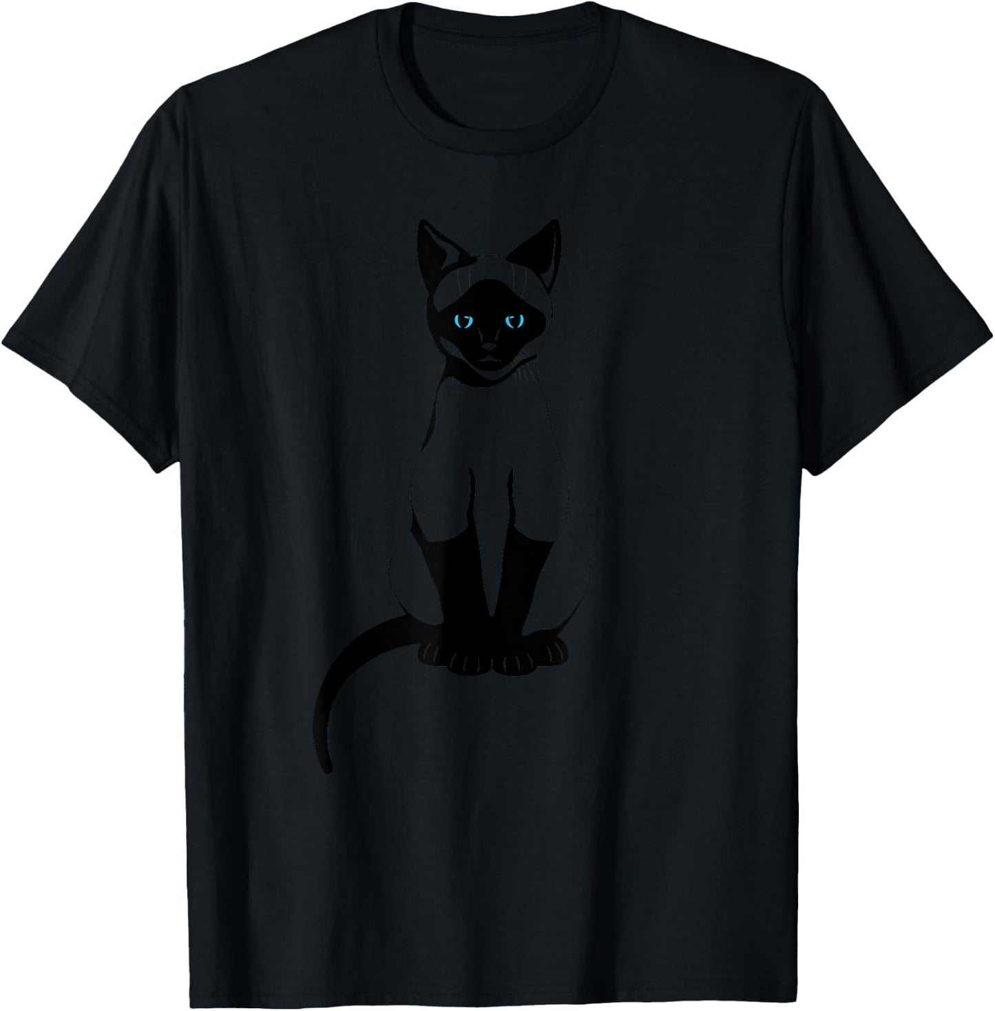 Siamese Cat T-Shirt - T-Shirt | Black
