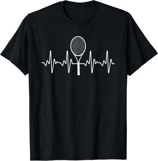 Funny Tennis Gift Tennis Lover Accessories & Stuff -Adults Tennis Lover Tennis Player Black Small Modern Club Collar Short Sleeve T-Shirt - T-Shirt | Black