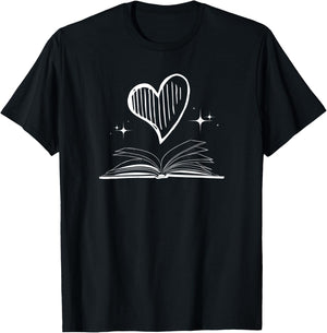 Love Reading T-Shirt - T-Shirt | Black