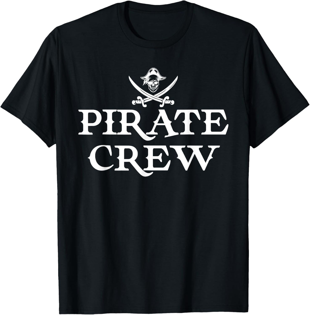 Pirate Squad Graphic - Pirate Crew T-Shirt - T-Shirt | Black