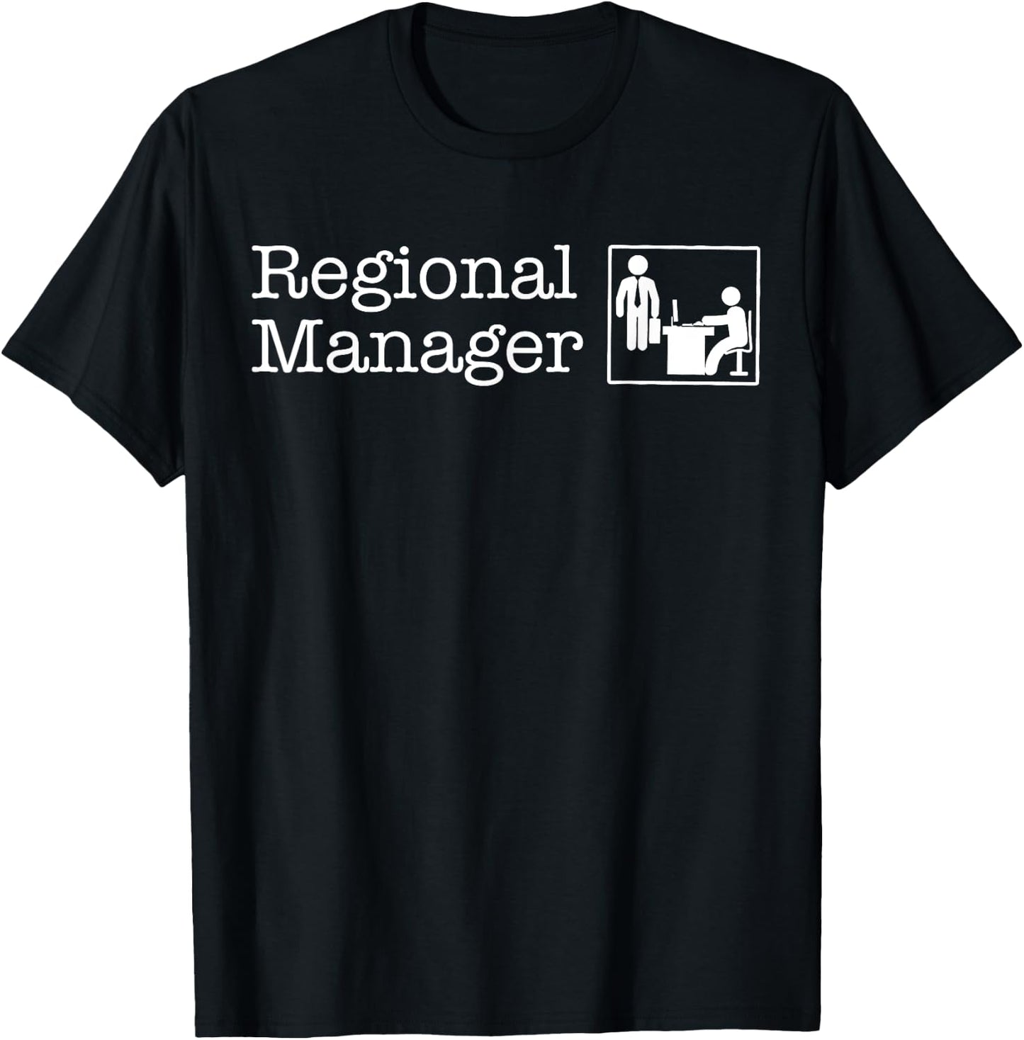 Regional Manager Assistant To The Regional Manager Matching T-Shirt - T-Shirt | Black