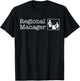 Regional Manager Assistant To The Regional Manager Matching T-Shirt - T-Shirt | Black