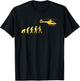 Helicopter Art Women Chopper Pilot Helicopter Lover T-Shirt - T-Shirt | Black