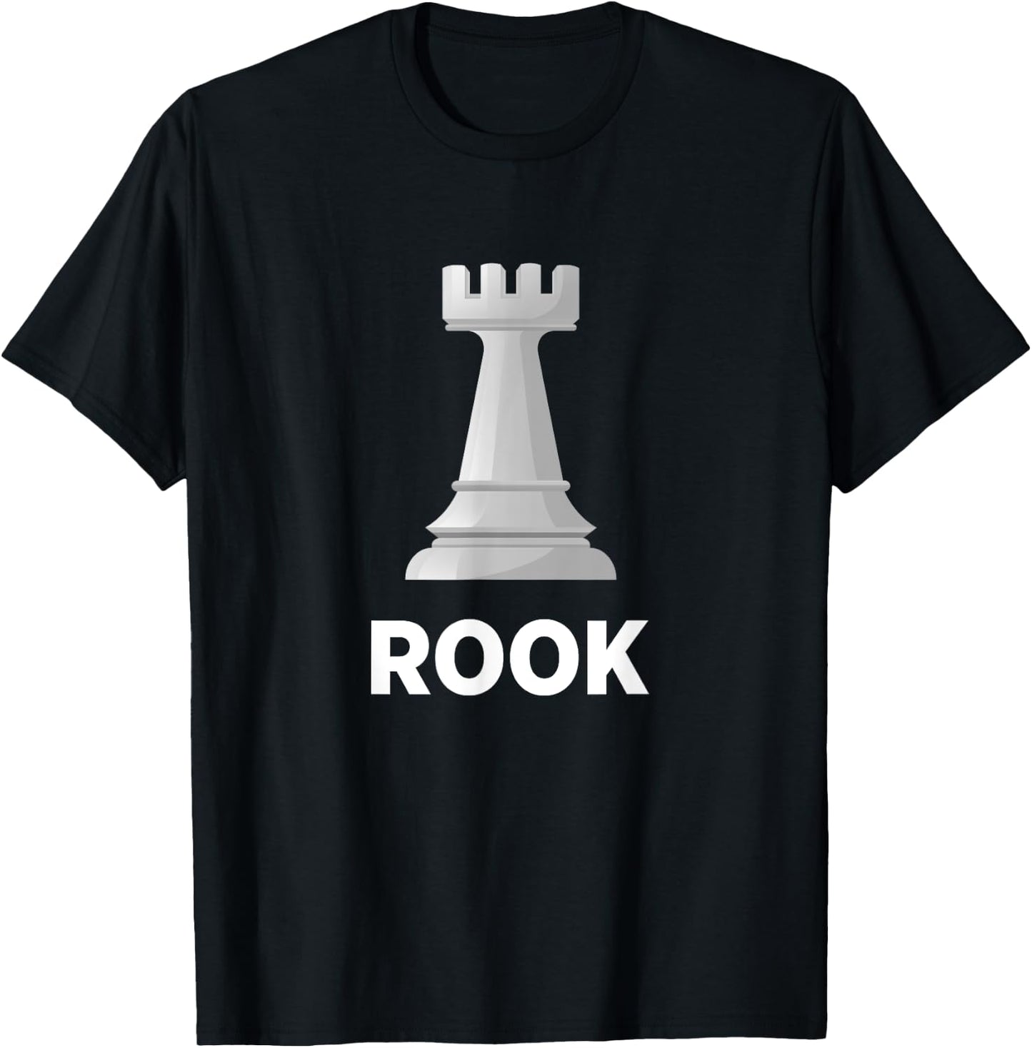 Rook Chess Piece Game Matching Simple Halloween Costume T-Shirt - T-Shirt | Black