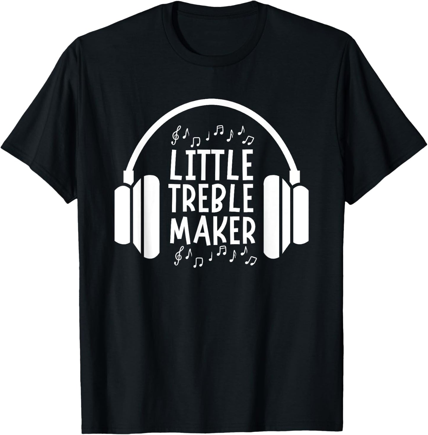 Little Treble Maker Music Musician Art Kids Toddler Baby 5T T-Shirt - T-Shirt | Black