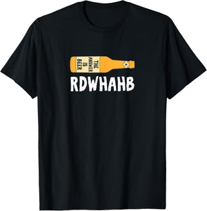 RDWHAHB - Beer Is The Answer - HomeBrew T-Shirt - T-Shirt | Black