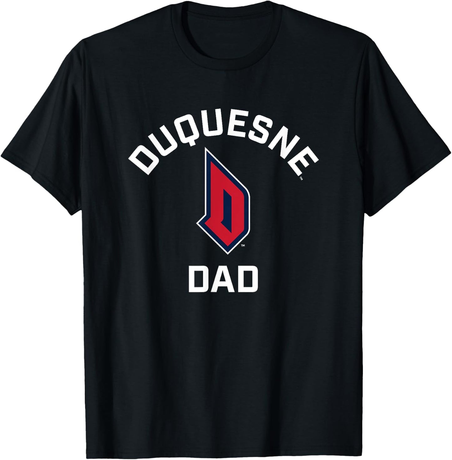 Duquesne University Dukes Arched Dad T-Shirt - T-Shirt | Black