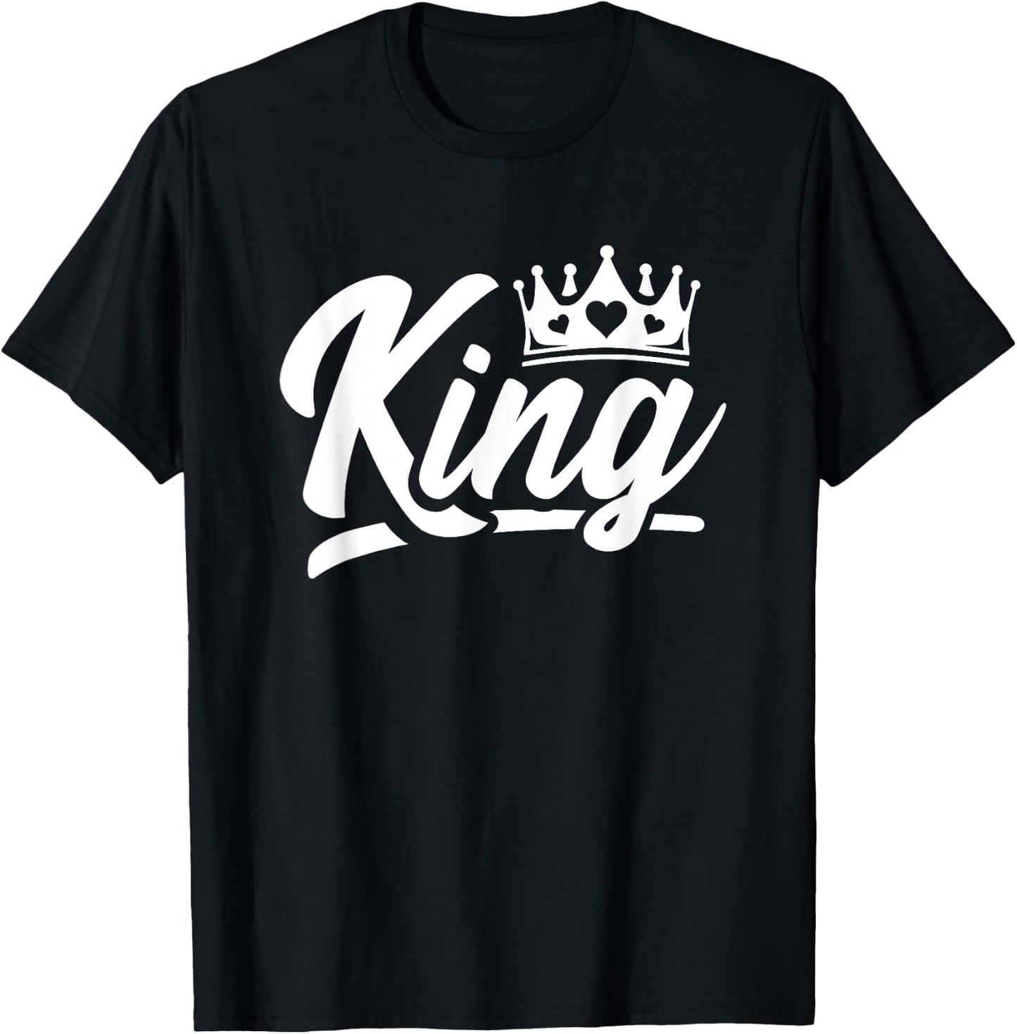 King Hearts Halloween Costume - Valentines King of Hearts T-Shirt - T-Shirt | Black